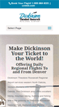Mobile Screenshot of dickinsonairport.com